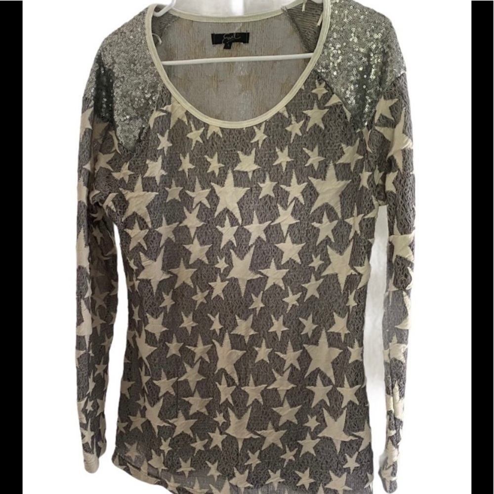 Earl Jeans SEQUIN & STARS Top